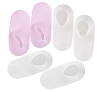 Didiseaon 3paires Lot Chaussettes Hydratantes Silicone Transparentes Protection Anti-callosités Et Soin Des Secs Pour Usage Nocturne Et Spa