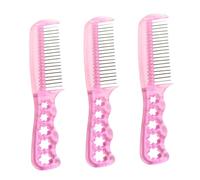 Didiseaon 3pièces Brosse Métallique Pour Perruque De Poupée Lot De Brosses à Cheveux Pour Perruques Peigne à Pour Filles Et Femmes