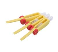 Didiseaon 3pièces Kit de Goupillons pour Biberons avec Brosse pour Tuyau Paille et Couvercles et Brosse de Précision pour Recoins pour Usage Quotidien Maison