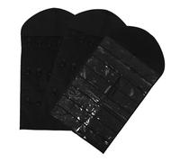 Didiseaon 3pièces Pochette de Rangement pour Bijoux Double Face avec Compartiments et Attaches Auto-agrippantes Porte de Placard et Voyage