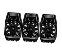 Didiseaon 3pièces Ventilateur De Téléphone Portable Silencieux Rechargeable Refroidisseur De Mobile à Support Compact Et Pratique Pour Jeux Et Utilisation Quotidienne