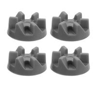 Didiseaon 4 Accouplements D’entraînement en Caoutchouc Robustes Gris, Coupleur de Mixeur 6 Dents Compatible Bases Bol Standard, Pièces de Rechange pour Mixeur Plongeant et Kit Réparation