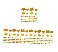 Didiseaon 4 Ensembles Automne Artificielles Ginkgo pour Décoration De Mariage Et Fête Ornements Éblouissants Et Réalistes pour Événements Et Intérieurs 108 Pièces * 4