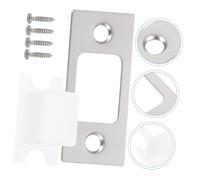 Didiseaon 4 ensembles Plaque de Renforcement de Serrure de Porte Acier Inoxydable Ensemble de Plaques de Gâche pour Sécuriser Vos Portes Résidentielles et