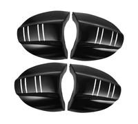 Didiseaon 4 Pièces Ailes De Protection Pour Lunettes Bouclier Latéral De Lunettes De Soleil D'oignon Protection Des Yeux Pour Le Tir Anti-buée Black Nouveau Matériau Tpu