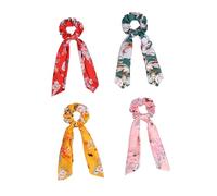 Didiseaon 4 Pièces Anneau de cheveux hairpin barrette hair ties hair bow cheveux cordes attaches pour cheveux de bébé cheveux ruban bandes de cheveux noeud satin
