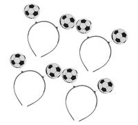 Didiseaon 4 Pièces Bandeaux de Football pour Matchs et Fêtes, Accessoires Vibrants en Abs pour Filles et Fans, pour Soutenir L'équipe et Animer L'ambiance Sportive