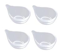 Didiseaon 4 Pièces Bol D'huile Essentielle Bol De Masque Bols à Mélanger Bricolage Bol Facial Bol Applicateur Pour La Peau Du Visage Cosmétique Bol De Couleur De Cheveux Masques Un Verre