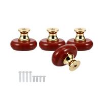 Didiseaon 4 Pièces Boutons de Tiroir en Pierre Cristal, Lot de Poignées de Placard pour Armoire et Buffet, Décoration de Meubles, Style Moderne