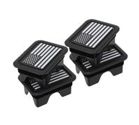 Didiseaon 4 Pièces Caches Embases de Rampe de Lit de Camion Abs Résistants Aux Intempéries Protègent Les Orifices de Support de Rampe pour RAM Améliorent Rangement Gestion de Cargaison