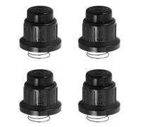 Didiseaon 4 Pièces Capuchon Allumeur AA à Bouton-Poussoir avec Ressort | Remplacement Noir, Plastique et Fer, Installation Facile, Compatible Foyers Extérieurs et Grils à Allumage