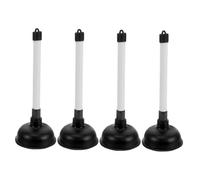 Didiseaon 4 Pièces Déboucheur WC Caoutchouc avec Pompe Manuelle Ergonomique Ventouse Puissante pour Salle de Bain et Évier Outil Multifonction pour Canalisation Obstruée