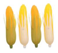 Didiseaon 4 pièces Décoration Artificielle Épis de Réaliste Plastique Modèle de Légumes pour Restaurant Maison et Bureau Ornements de Table Automne et Détaillé