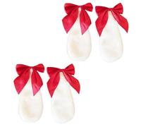 Didiseaon 4 Pièces Halloween Épingle à Cheveux Oreilles de Lapin Peluche | Peluche, Nylon et Fer, Accessoire Portable, pour Tresses Épaisses, École, Cosplay, Couleur Vive