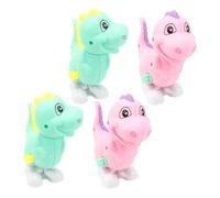 Didiseaon 4 pièces Jouets à Remonter Dinosaure Jouets Horlogerie Amusants pour Garçon Fille Jeu Éducatif Sûr et Cadeau pour Garçons et Filles Couleur Aléatoire Couleur Aléatoire