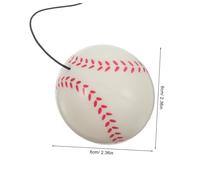 Didiseaon 4 pièces Lot de Balles de Retour Poignet Réglables avec Cordon Élastique Interactif pour Coordination Main-œil Renforcement Musculaire et Motricité Fine pour Garçon Fille