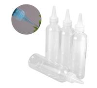 Didiseaon 4 pièces Lot de Flacons à Colle à Embout Fin Bouteilles Souples Rechargeables pour Application Précise de Colle Huile Machine et Bricolage Voyage et