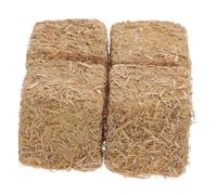 Didiseaon 4 pièces Lot de Mini Modèles de Touffes de Foin Décoratives Décoration Automne DIY Simulacre pour Jardin Extérieur et Paysage Miniature