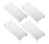 Didiseaon 4 Pièces Mason Jar Hanging Rack Heavy-Duty Under Cabinet Organizer for Kitchen Storage Wall Mounted Mason Jar Storage Shelf for Pantry Easy Assembly and Adjustable Design