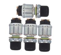 Didiseaon 4 Pièces Momentary Push Button Starter Switch With Cap Instant Engine Ignition For Car Truck Boat Tractor