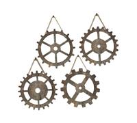 Didiseaon 4 Pièces Muraux Décoratifs Vintage Ornement Industriel pour Décoration Murale Maison Bureau Salon Style Rétro Loft