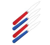 Didiseaon 4 Pièces Outil à Bouton D'aide au Boutonnage Portable en Plastique et Acier Inoxydable, Accessoire Pratique pour Personnes Âgées et Garçon et Filles en Production de Vêtements