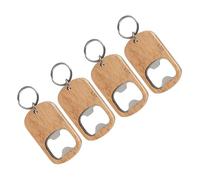 Didiseaon 4 pièces Ouvre Bouteille de Bière Lot de Décapsuleurs avec Porte Clé Accessoires de Fête et Cuisine pour Événements et
