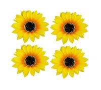 Didiseaon 4 Pièces Pince à Cheveux Tournesol Artificiel Lot de Accessoires de Coiffure pour Style des Événements Tropicaux