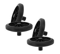 Didiseaon 4 pièces Roues de Remplacement pour Poubelle Caoutchouc roulettes Robustes pour Chariot et Poubelle Mobilité Fluide et Résistance Élevée pour Déchets Lourds