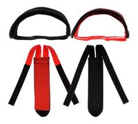 Didiseaon 4 pièces Sangles de Pédales Réglables Nylon pour Vélo Appartement Lot de Légères et Durables Sangles Antidérapantes pour Entraînement de Cyclisme