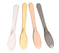 Didiseaon 4 pièces Spatule à Fromage Multifonction Inox Couteau Beurre Pratique et Couteau Tartiner Outil Compact pour Cuisine et Découpe Facile