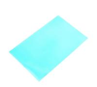 Didiseaon 4 pièces Tapis de Réfrigérateur Transparent Bleu Résistant Chaleur Huile et Eau Stagnante Lavables et Découpables pour Balconnet et Étagère de Frigo