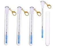 Didiseaon 4 Pièces Tube Mascara Brosse Outil De Cils Applicateur De Cils Outil D'Extension De Cils Cosmétique Applicateur De Mascara Spoolie Porte-Clés Brosse À Cils Porte-Clés Dame Outils