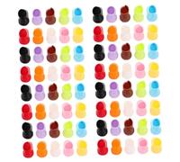 Didiseaon 40 Paires Mini Chaussures pour Poupée Simulacre Chaussures Plates Accessoires Multicolores pour Décoration et Jeu de Rôle Maison de Poupée