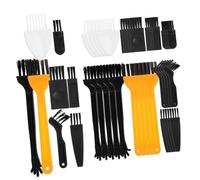 Didiseaon 48 pièces Brossettes de Nettoyage Miniatures pour Rasoir Électrique et Clavier Accessoires Multifonctions pour Éliminer Poussière et Résidus Petites Brosses Pratiques pour Usage