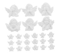 Didiseaon 48 pièces Miniature Angel Resin Embellishments Flatback Charms For DIY Phone Case Decoration Baroque Style