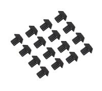 Didiseaon 48 Pièces Pieds en Caoutchouc Noirs pour Cuisinière, Support Antidérapant et Antirayures, Accessoires pour Brûleur de Gaz