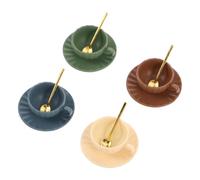 Didiseaon 4ensembles Mini-Services à Thé avec Tasses Et Soucoupes Ensemble pour Maison De Poupée Décorations pour Heure du Thé Accessoires Miniatures