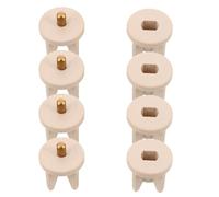 Didiseaon 4paires Embouts De Stores Enrouleurs Supports De Rechange pour Volets Intérieurs Accessoires pour Stores Pare-Soleil Installation Facile Et Stable