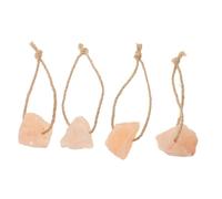 Didiseaon 4pièces Bloc De Sel à Lécher pour Bétail Sel Minéral Naturel Résistant Aux Intempéries pour Chevaux Bovins Cerfs Favorise Croissance Et Santé des Animaux Exploitation Agricole