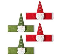 Didiseaon 4pièces Embrases De Rideaux Gnome Noël Décoration Pour Fenêtres Supports De Rideaux Pratiques