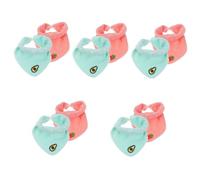 Didiseaon 5 Ensembles Bavoirs Pour Bébé Bavoirs Pour Fille Bavoirs En Coton Pour Aliments Bavoirs De Dentition Bavoirs Bandanas Pour Bébé Bavoirs Bandanas Bavoirs Bandanas En 2 pièces * 5
