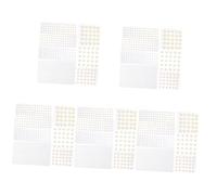Didiseaon 5 Ensembles Bijoux De Visage Perles Pour Coller Les Cheveux Bouffi Plat Boucles D'oreilles En or Autocollants À Ongles Uv Décoration De Perles Des Lettres Délirer Abdos 14sheet * 5