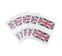 Didiseaon 5 Ensembles Fans -uni Sticker Autocollants De Sport Monde Football Stickers Mât De Drapeau Drapeaux Décorations Pays Rouge Et Bleu Royal Drapeau Union Jack Papier