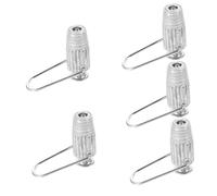 Didiseaon 5 Pièces Aluminium Clothesline Tightener Metal Rope Tensioner for Laundry Windproof Outdoor Drying Balcony Patio and Garden