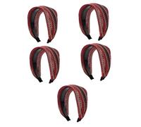 Didiseaon 5 Pièces Bandeau tête bandana accessoires de cheveux pour filles toppers de cheveux Coiffe féminine décorations de cheveux pour femmes vêtements de cheveux de filles en tissu