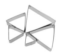Didiseaon 5 pièces Coffret de Emporte Triangulaires Acier Inoxydable pour Biscuits et Pâtisseries Outils de Découpe pour Maison pour Pâtisserie DIY