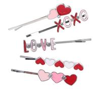 Didiseaon 5 Pièces Épingle à Cheveux D'amour Pince Extra Large Grandes Pinces à Cheveux Épingles à Cheveux Perles Pour Les Cheveux Pinces à Cheveux Enfants Pince à Cheveux Acier Inoxydable