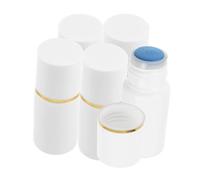 Didiseaon 5 Pièces Flacons Applicateurs Gradués avec Mousse Intégrée Bouteilles Plastique Rechargeables pour Lotion Encre et Soins Cosmétiques Format Voyage Portable et