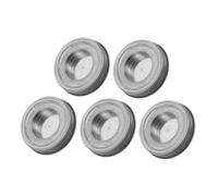 Didiseaon 5 Pièces Inserts Inoxydable pour Couvercles de Bougeoirs Remplacement pour Pots à Bougies Standard de Rangement Élégantes pour Décoration Intérieure
